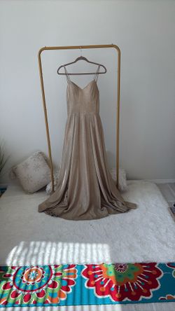 Gold Formal Evening Dress
