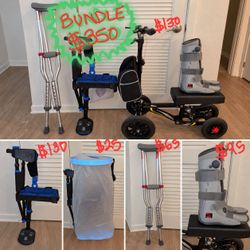 OBO 5-Piece Equipment & Accessories Bundle | Adjustable & Rolling Items