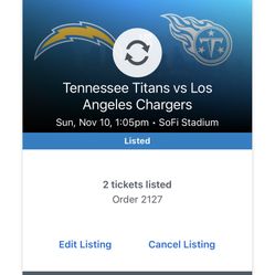 Chargers Vs Titans