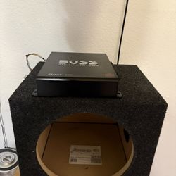 12’ subwoofer box and amp