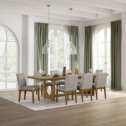 Costco Thomasville Carmel Valley Dining Table and 8 Chairs $580/9pcs