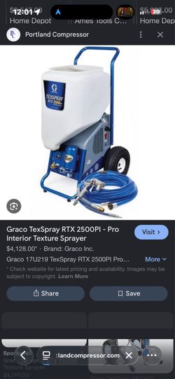 Texture sprayer