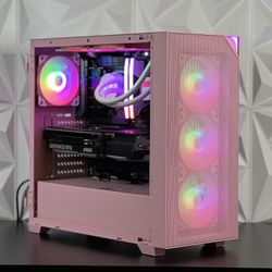 Custom Pink High End Gaming PC | i9-14900K | RTX 4080 GPU | 32GB DDR5 RAM | 2TB NVMe SSD