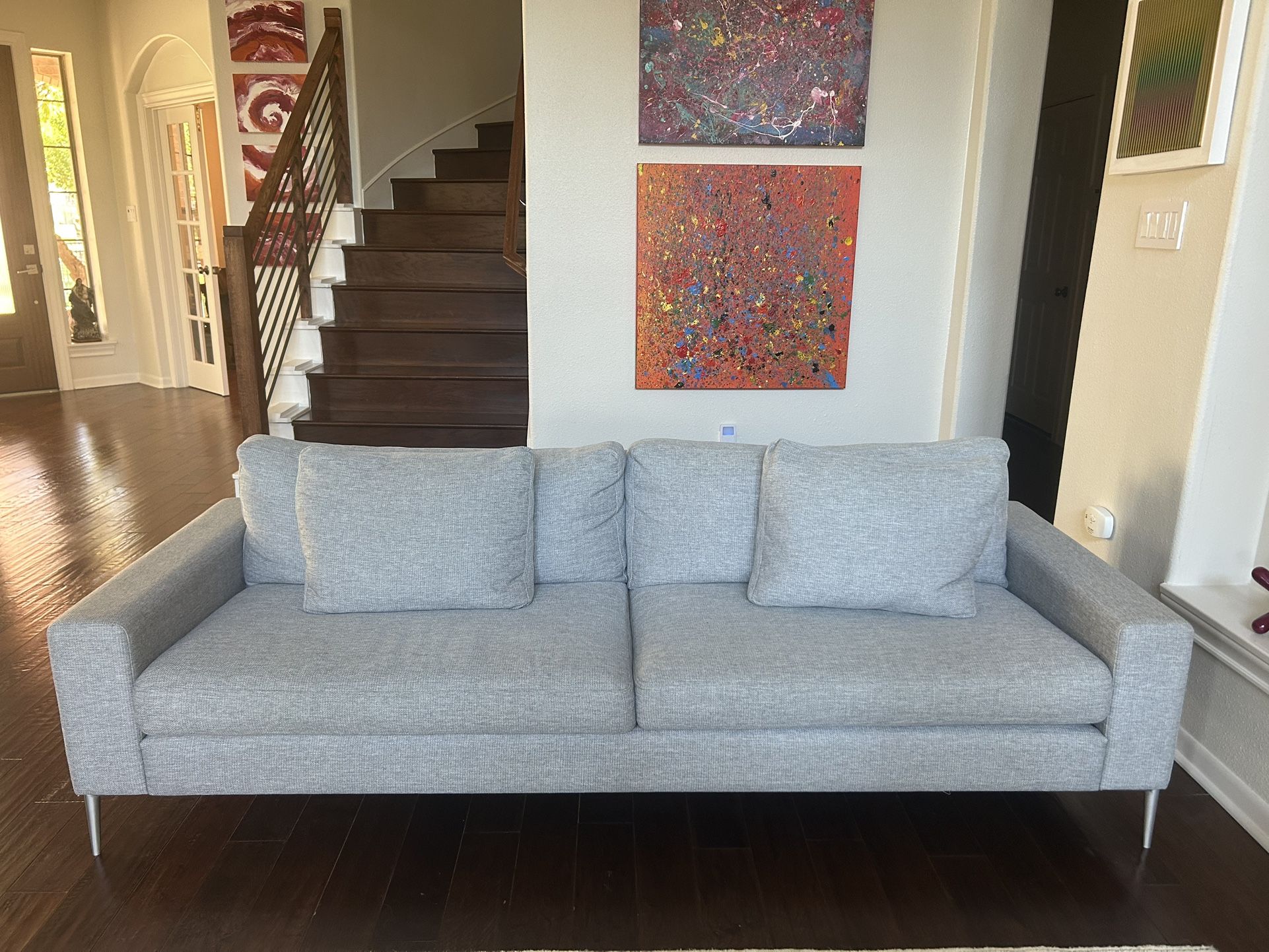 Gray Fabric Sofa – 