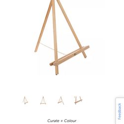 4 Wooden Tabletop Easels