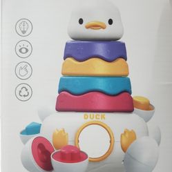 Baby Tumbler Duck Stacker Tower / Egg Pairing Toy (6mos +) MYDOVA