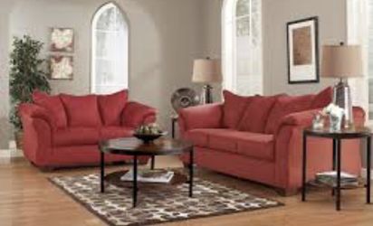 Brand new red couch and Loveseat set