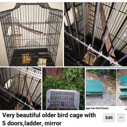 Vintage Bird 5 Doors Cage 
