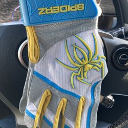 Spiderz  Med Batting Gloves  Baseball Softball
