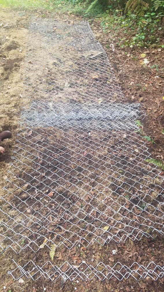 17x4ft chain link fencing