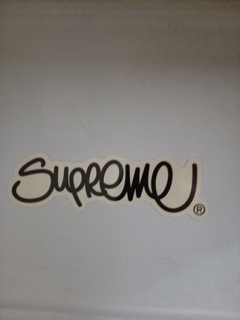 Supreme Sticker Rare