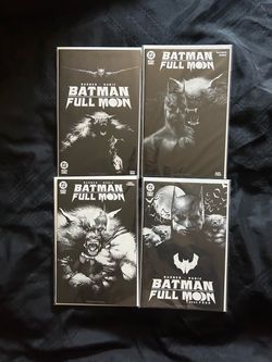 DC Batman: Full Moon (2024) 1 2 3 4 Complete Set 1st Printings NM/VF