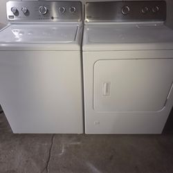 Matching Maytag washer and gas dryer set