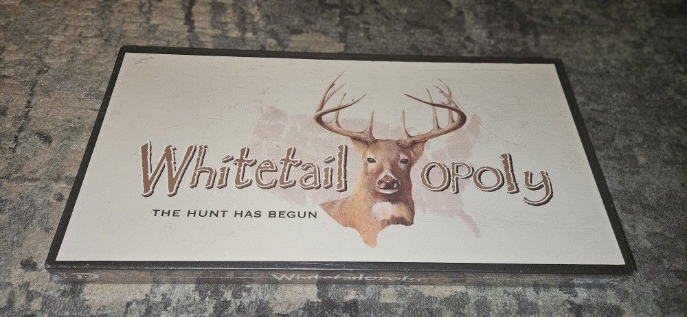 Whitetail-Opoly "The Hunt Has Begun" Monopoly Game Brand New & Factory Sealed!!!