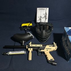 Tippmann Cronus Paintball Marker Complete Starter Bundle + 1900 Paintballs