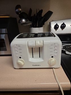 Cuisinart 4-Slice White Toaster