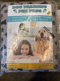 Set of 2 54X54in Washable Pee Pads for Dogs, Stylish, Non-Slip and Leak-Proof Pee Pads. Reusable Potty Pads for Dogs for Crates and Floors