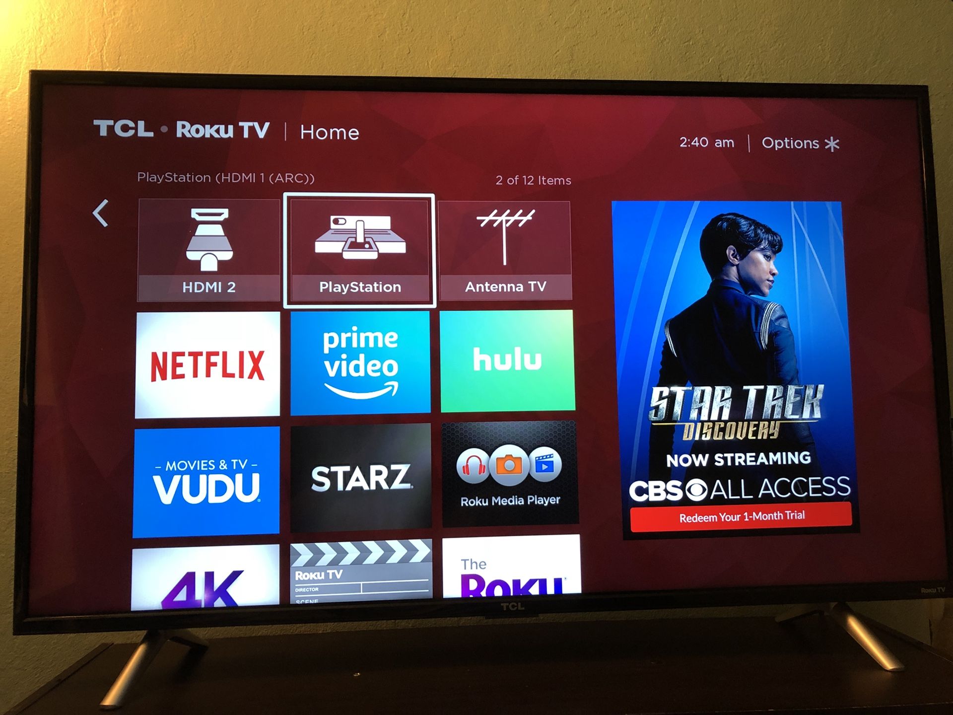 TCL S Series 43S405 43” 4k TV Roku TV
