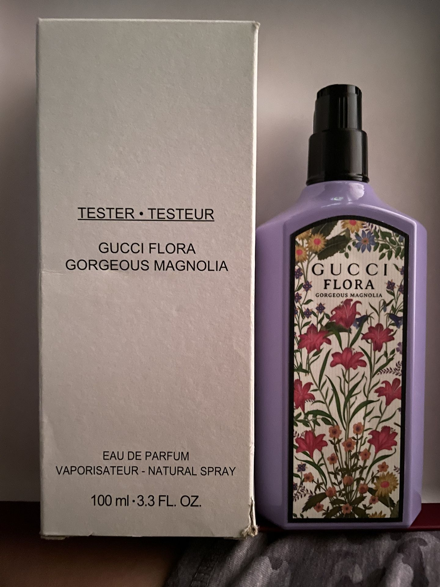 Gucci Flora Gorgeous Magnolia Eau de Parfum with Berries and Patchouli 3.3 O.Z New but comes in a tester box Pick up location in the city of Pico Rive