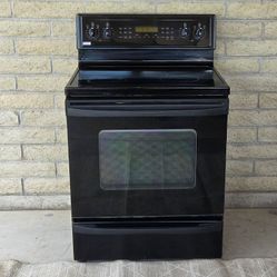 KENMORE ELITE SMOOTH GLASS COOK TOP ELECTRIC RANGE 5.0 cu ft OVEN STOVE HOME KITCHEN MAJOR APPLIANCE
