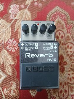 Boss RV-6 Reverb Guitar Effects Pedal