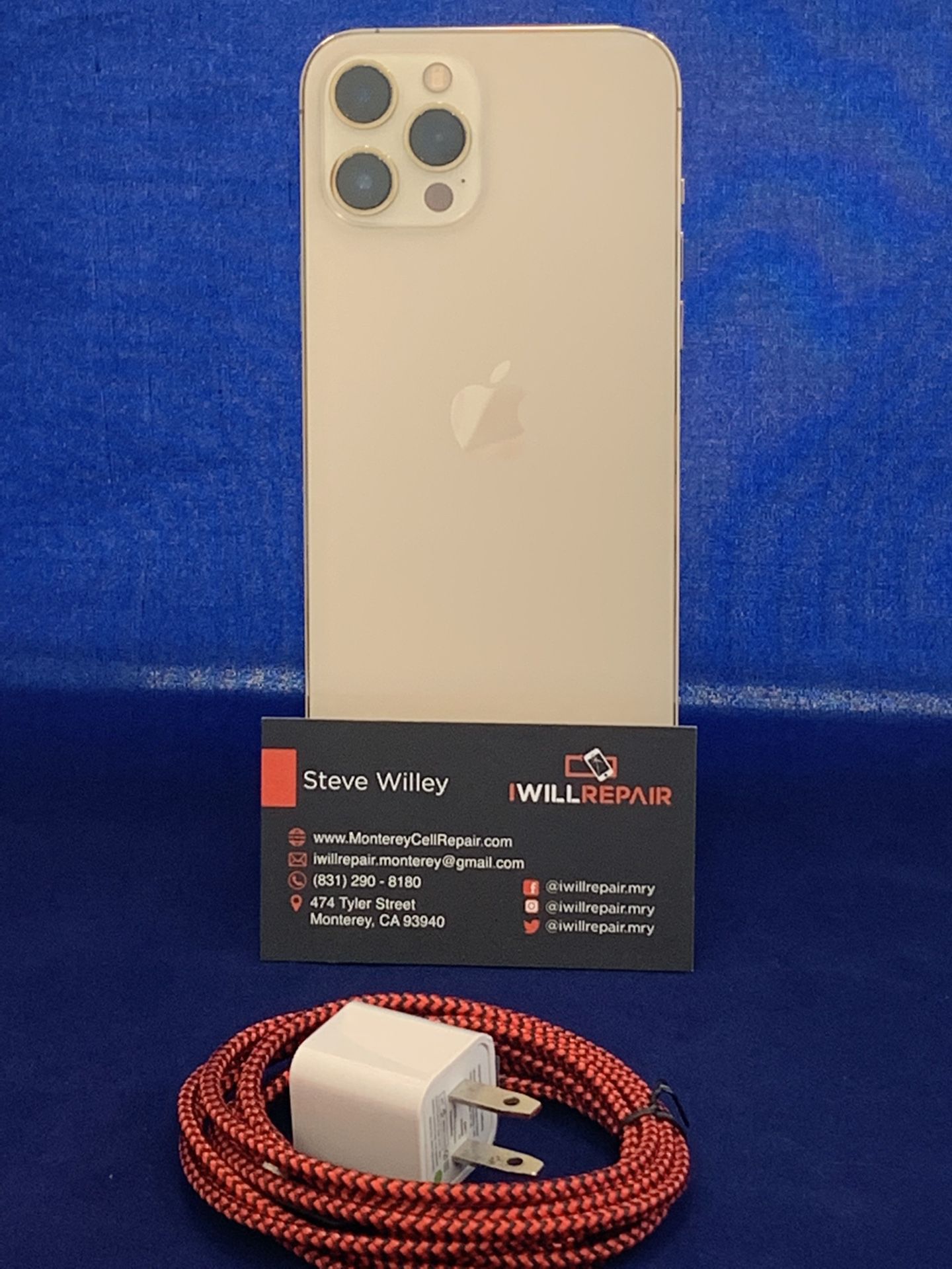 Apple iPhone 12 ProMax Gold 128gb T-Mobile $950