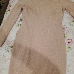 New Rose Gold Dress XL From FashionNova 