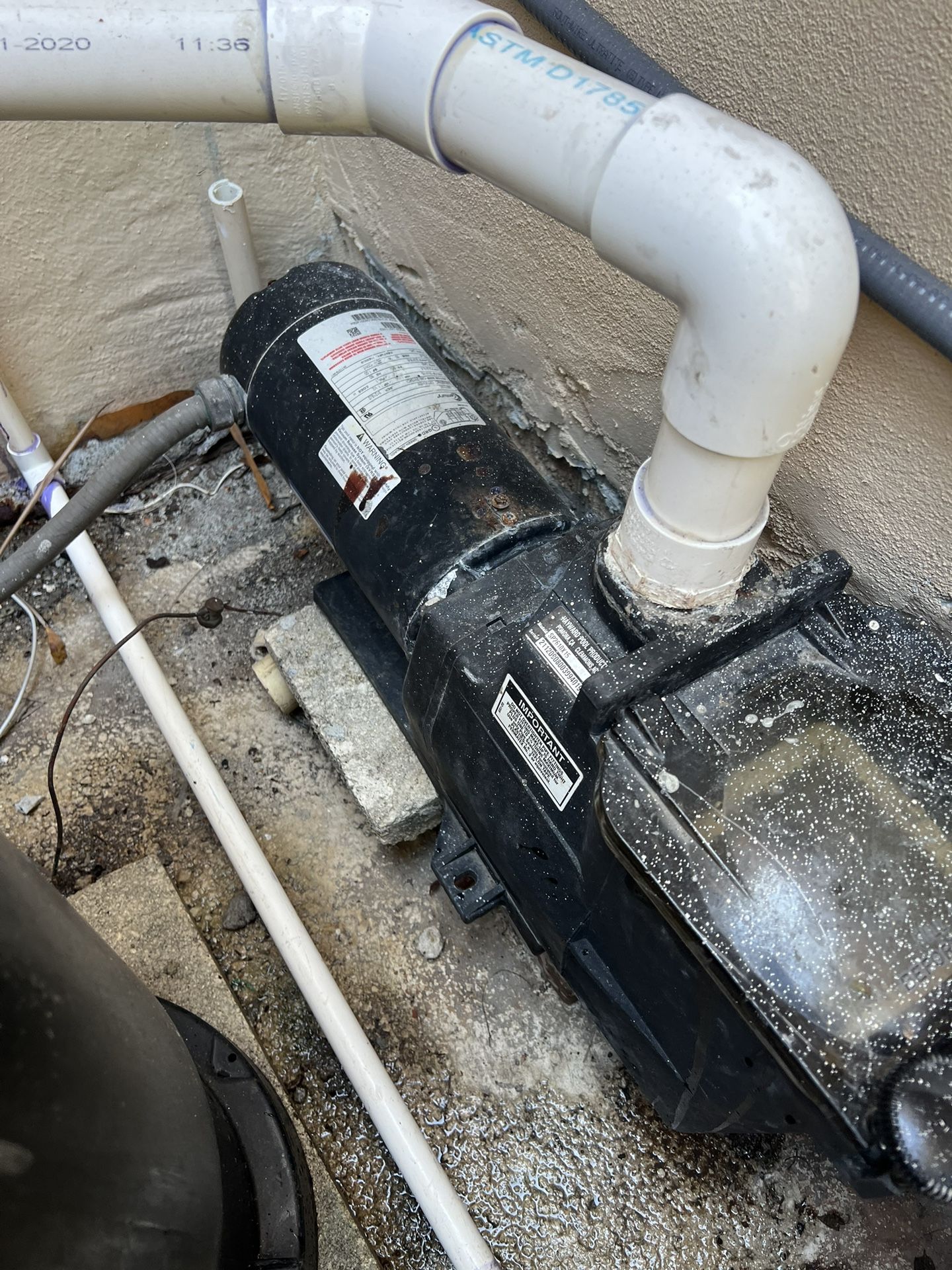Pool pump repair