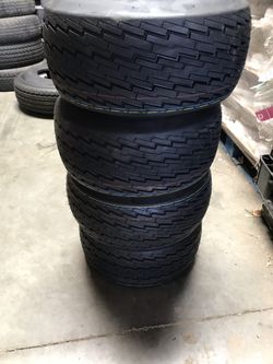 4x Golf cart 18x 8.5-8 tires with white $220 no bargain price firm