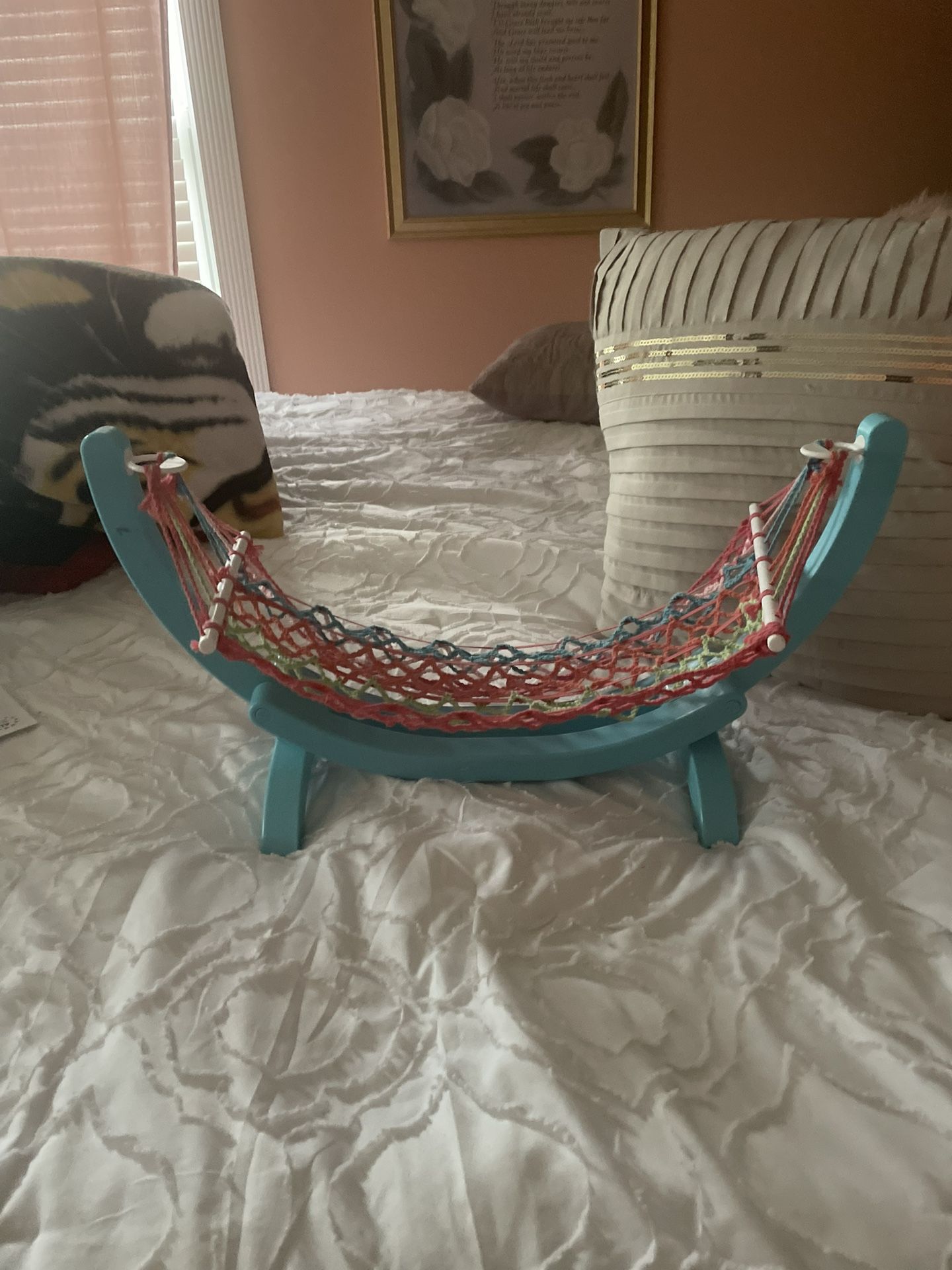 American Girl Beach Hammock For 18” Doll