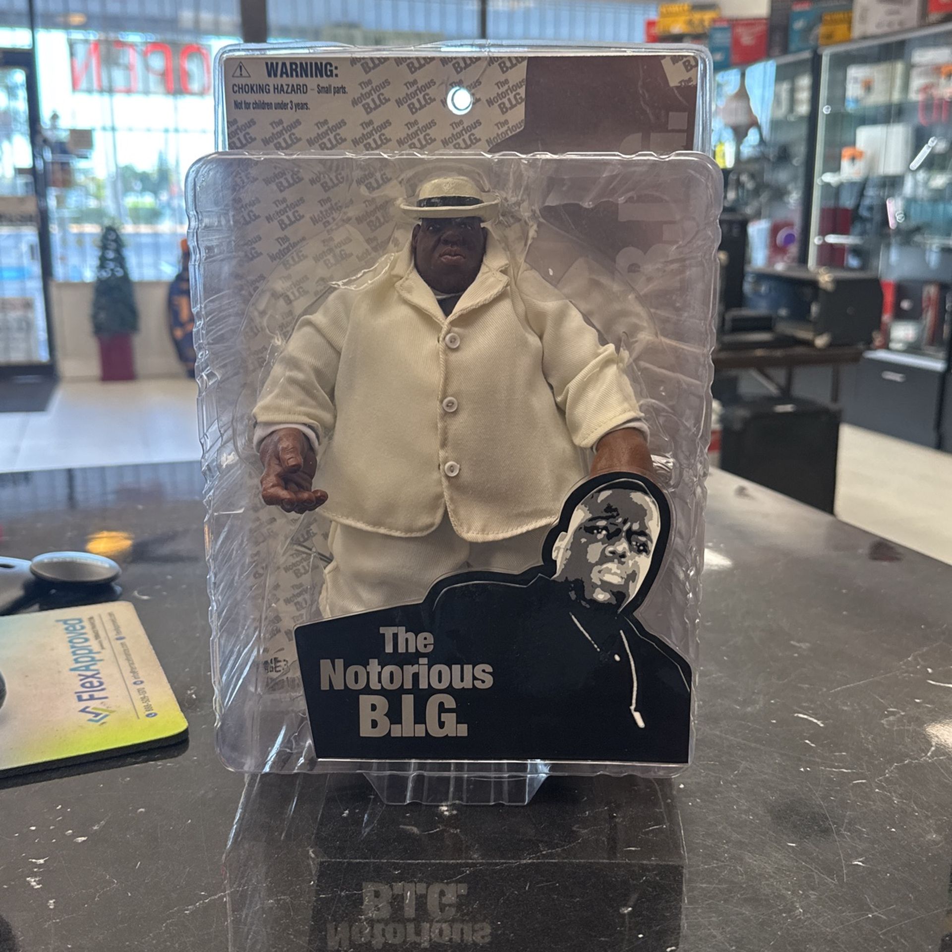 Mezco The Notorious B.I.G Beige Suit Doll