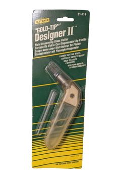 FLECHER "GOLD TIP" DESIGNER II FLUID DISPENSING GLASS CUTTER 01-714 PIISTOL GRIP
