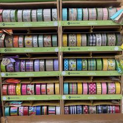 HUGE SALE! Members Mark 50 Yard Ribbon 1.5” Or 2” Many Different Styles Available For Spring Or Easter 