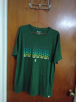 Cotopaxi Do Good Graphic T-Shirt Green. Size large