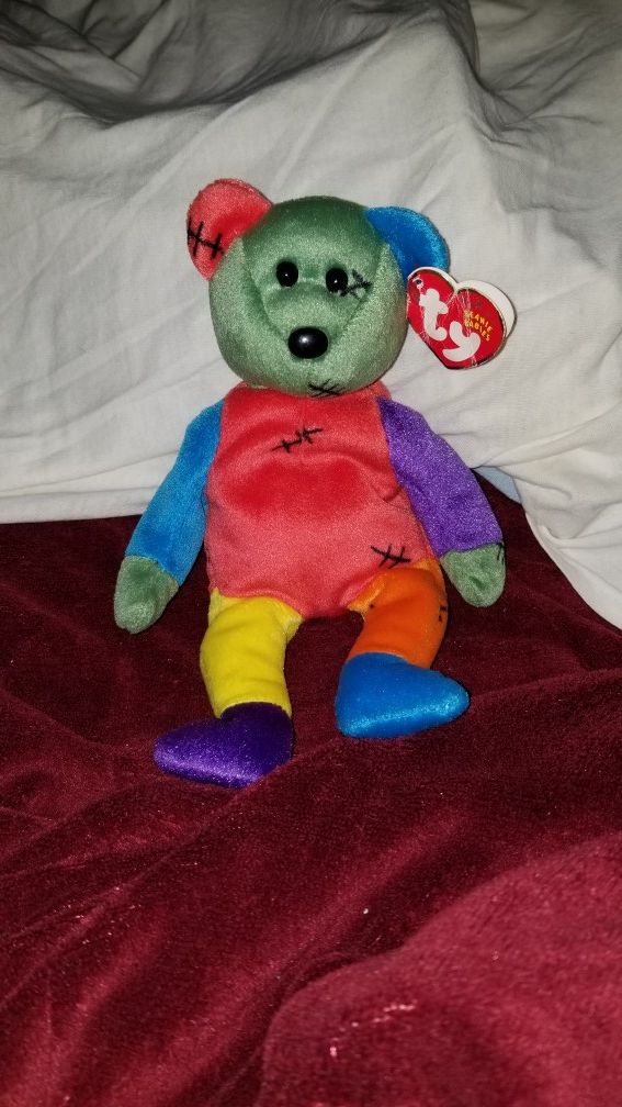 TY Beanie Babies Retired "Frankenteddy"