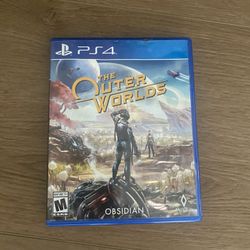 PS4 the outer worlds 
