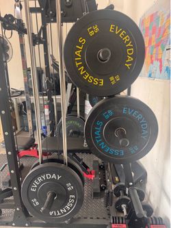 Mikolo M4 Smith Machine Home Gym + Full Weight Set – Like New