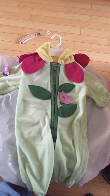 6-9 months flower Halloween costume