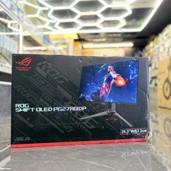 ASUS Rog Swift PG27AQDP 27” OLED Gaming Monitor (Take It Home In Payment/ llévatelo a casa en pagos) 