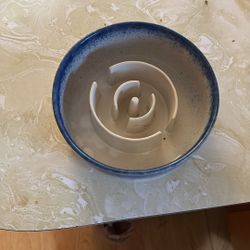 Large Glass Dog Bowl
