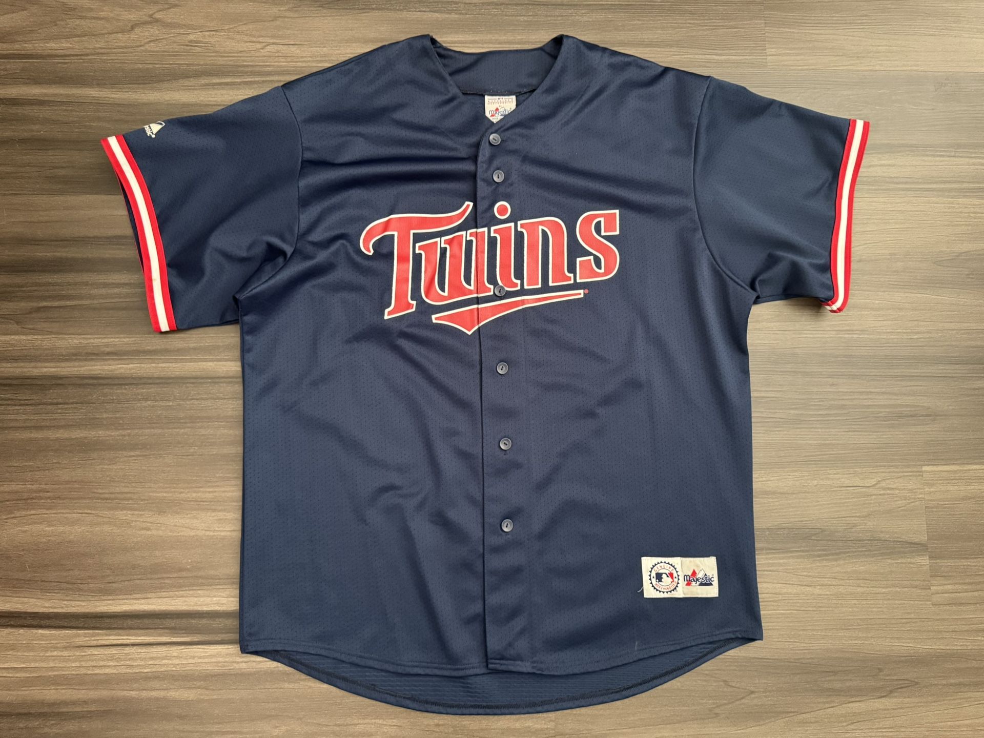 Vintage Majestic Minnesota Twins Doug Mientkiewicz #16 MLB Jersey Adult XL