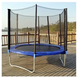 🎄🧑‍🎄Christmas Sales🧑‍🎄🎄10 ft Trampoline Combo Bounce Jump Safety Enclosure Net with Spring Pad