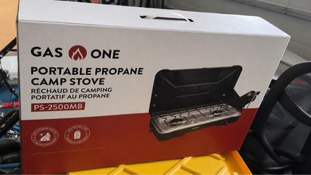Gas One 2-Burner Propane Camping Stove **brand new sealed in box**