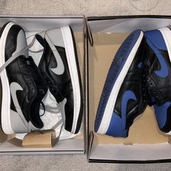 Jordan 1 OG Low ‘Shadow’ and ‘Mystic Navy’ size 11