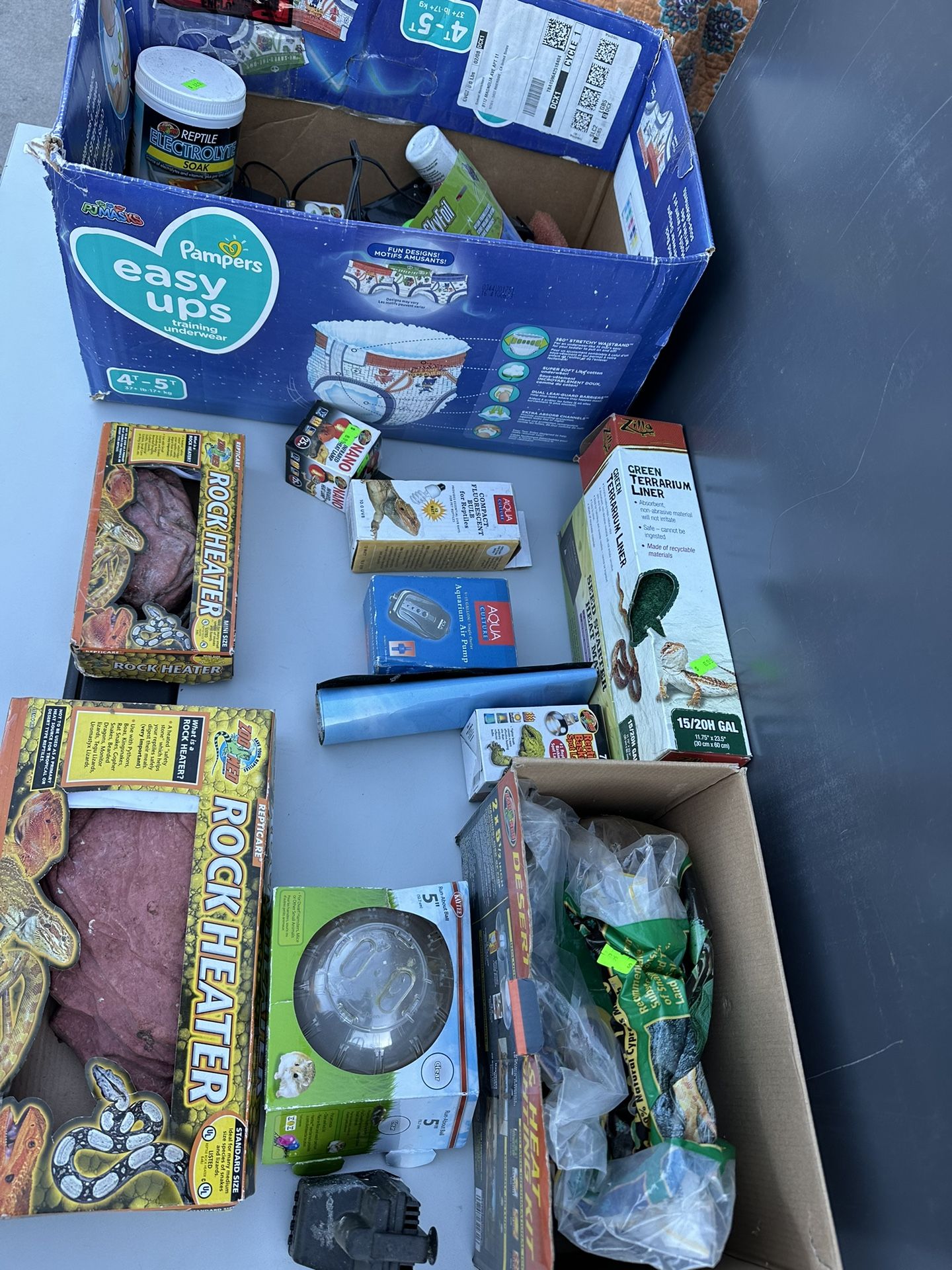 Reptile Habitat Options Most Used But Some Unopened