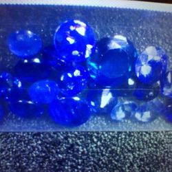 Dark Blue Sapphire round Cut .1 To .2 Carat Size