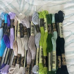 DMC Embroidery Floss, 50 Skeins Brand New