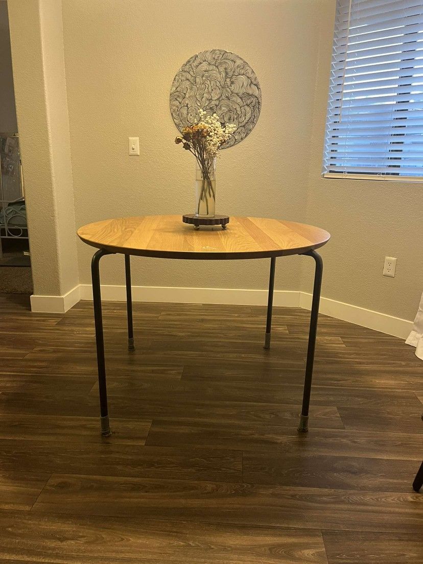 Unique Starbucks Dinner Patio Wood Metal Table