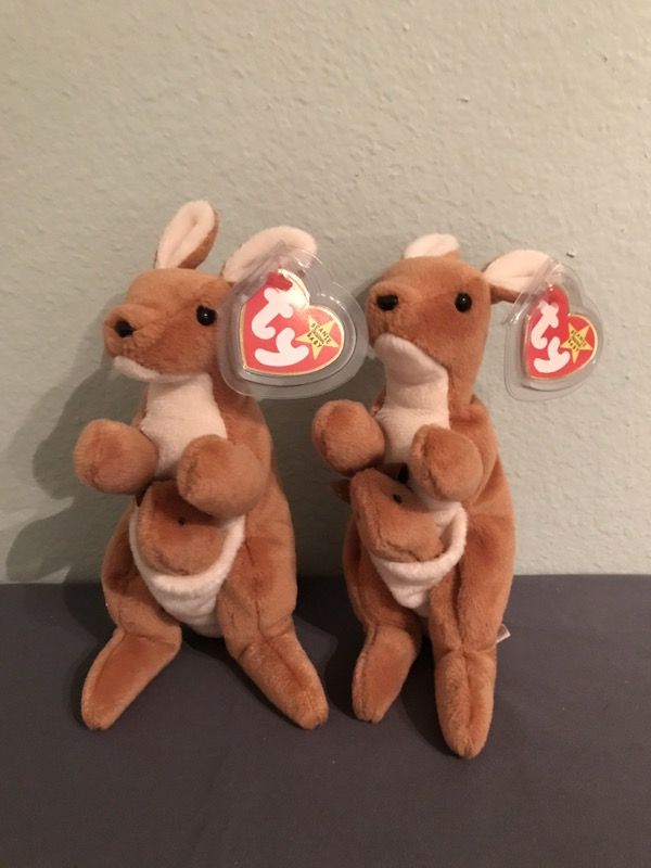 Kangaroo beanie babies