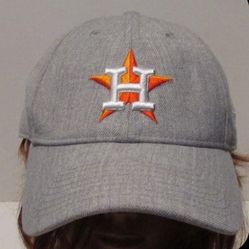 Houston Astros New Era Gray Women’s Cloth Back Hat